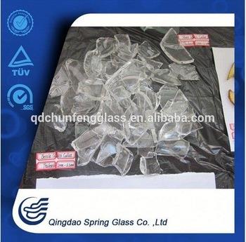Crushed Float Glass Cullets for Producing Glass Fiber